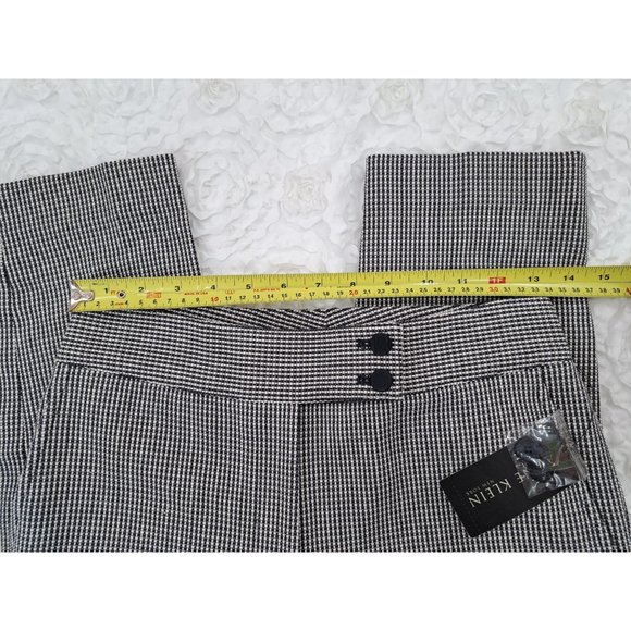 Anne Klein New York $245 Herringbone part silk  dress pant‎ size 2P - Picture 5 of 7
